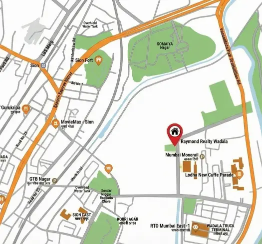 Location Map Desktop